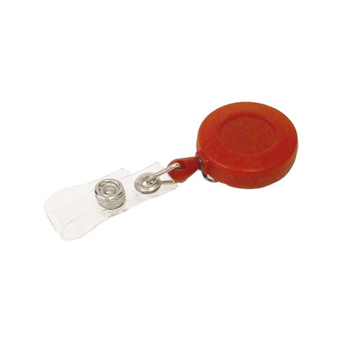 ID Badge Retriever, Clip-On, Plastic - pack of 5