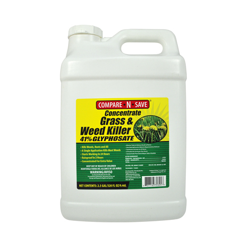 Compare N Save 75325 Weed & Grass Killer, Concentrate, 2.5-Gallons