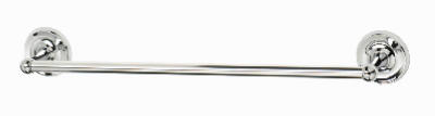 HOMEWERKS WORLDWIDE LLC-IMPORT 231179 Rounded Towel Bar, Chrome, 24-In.