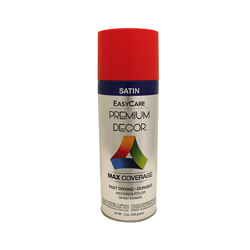 Premium Decor Spray Paint, Lady Bug, Satin, 12-oz.