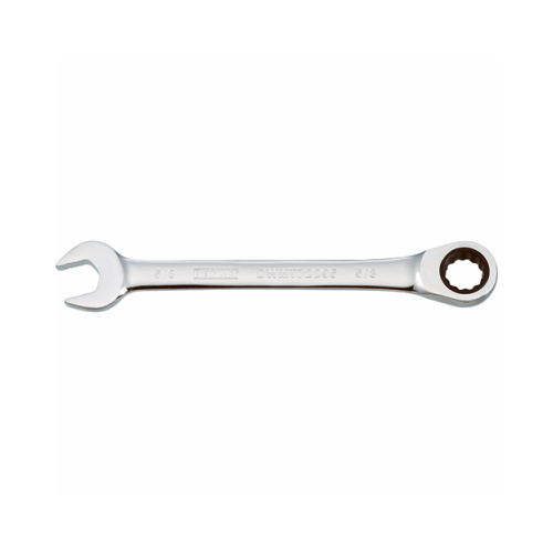 Combination Wrench, SAE, 5/8 in Head, 7-15/16 in L, Chrome, Comfort-Grip Handle