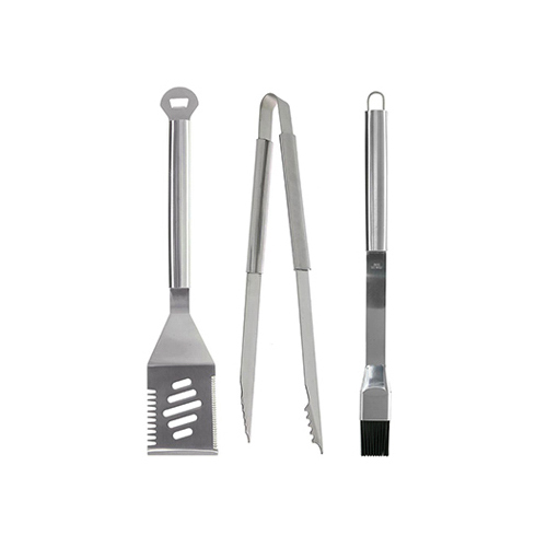 Mr BarBQ 00389TVN 3Pc. BBQ Tool Set, Stainless Steel