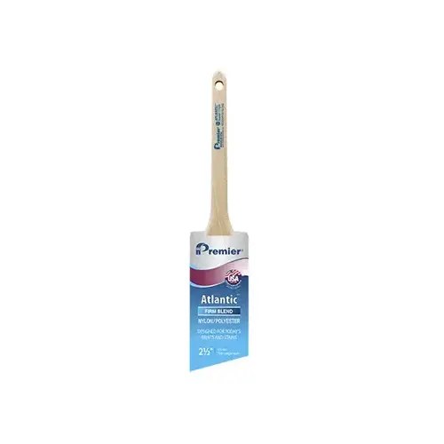 Atlantic Paint Brush, 2-1/2 in W, 2-11/16 in L Bristle, Nylon/Polyester Bristle