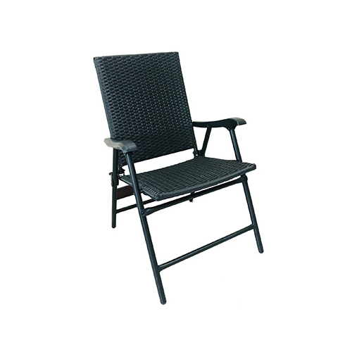 Marbella Woven Folding Chair, Brown