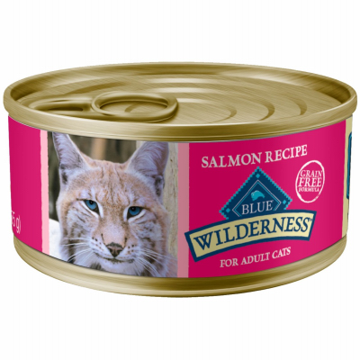 AMERICAN DISTRIBUTION & MFG CO 800450 Wilderness Cat Food, Salmon, 5.5-oz.