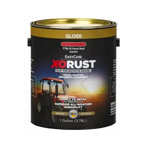 Rust Preventative Paint & Primer, Direct to Metal, Truck, Tractor, Implement & Equipment, Ford Red, 1-Gallon