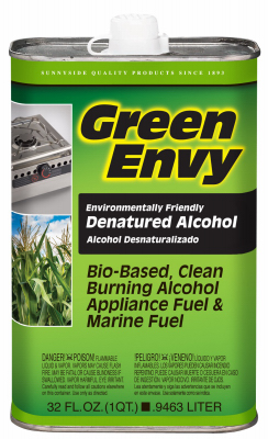 Sunnyside 83532 Green Envy Denatured Alcohol, 1-Qt.