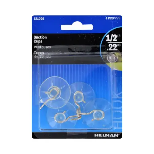 Suction Cup, Clear, Small