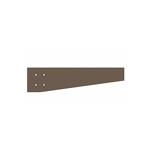 CRL AW0TC308DU Bronze Anodized 30" x 8" Tapered Square Corner Outrigger
