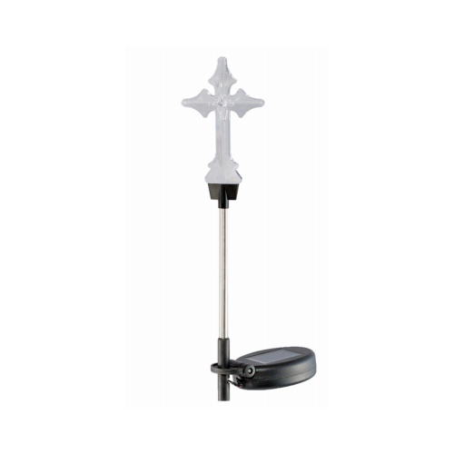 Solar Color-Changing Cross Stake Light - pack of 10