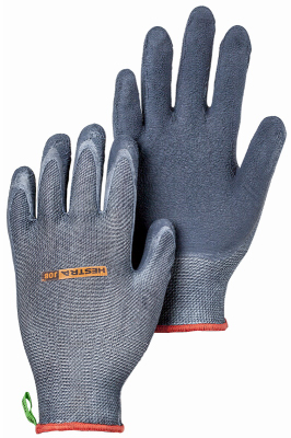 HESTRA GLOVES LLC 72340-271-08 Latex Work Gloves, Denim Blue, Women's M