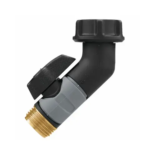 Orbit Irrigation 28188 Pro Flo Metal Gooseneck Connector With Shut-Off