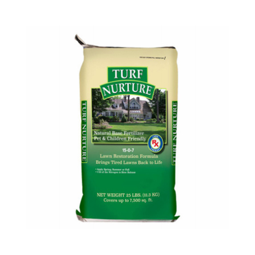 Turf Nuture 2757126 Natural Base Fertilizer, Covers 7,500 Sq. Ft., 25-Lbs.