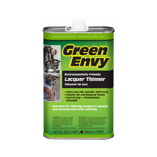 Green Envy Lacquer Thinner, 1-Qt.