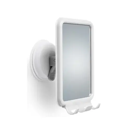 Mommy's Helper 10161 Shower Mirror, White, Shatterproof