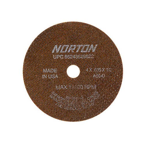 Norton 66243529622 Cut-Off Wheel, 4 x .035 x 1/2-In.