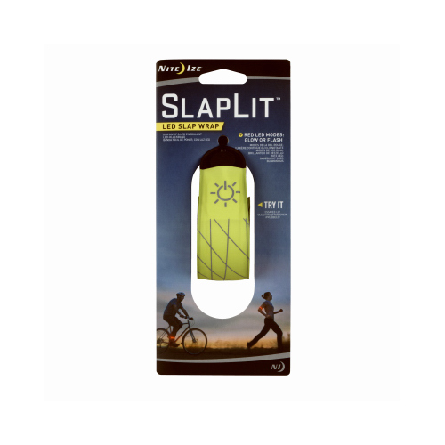 Nite Ize SLP2-33-R3 SlapLit LED Slap Wrap Band, Yellow