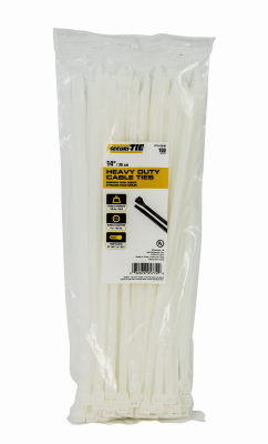 ECM INDUSTRIES LLC CT14-120100 Heavy Duty Cable Tie, 14-In - pack of 100