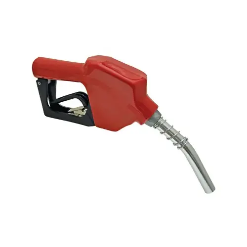 13/16 In. Spout Auto Shut-Off Unleaded Fuel Nozzle, Red
