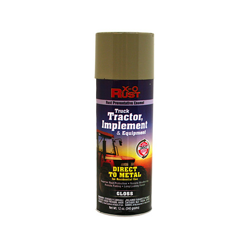 Rust-Preventative Enamel Spray Paint & Primer for Metal, Truck, Tractor, Implement & Equipment, Ford Gray, 12 oz.