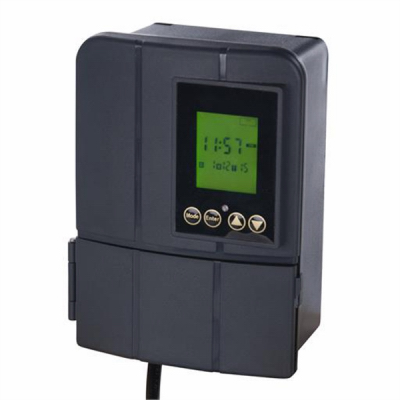 RIMPORTS LLC TV40381 LCD Transformer With Timer, Weatherproof, Black, 50-Watt, 12-Volt