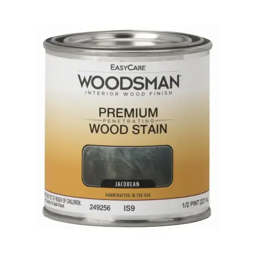 Woodsman Interior Stain, Oil Base, Jacobean, 1/2-Pt.