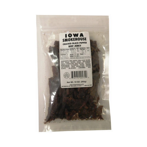 Beef Jerky, Cracked Black Pepper, 10-oz.