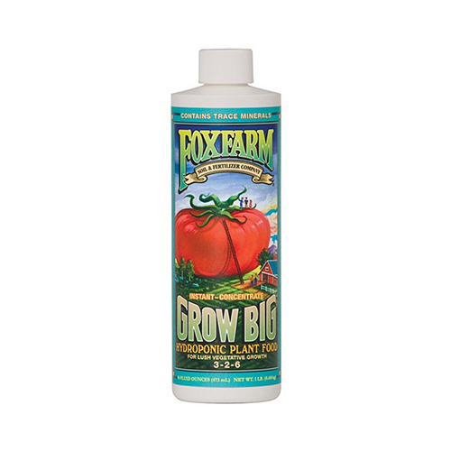 Grow Big Hydro Liquid Plant Food Concentrate, 1-Pt.