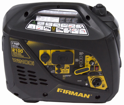 Firman W01781 Portable Inverter Generator, 1700/2100-Watt, 10 Hour Run Time