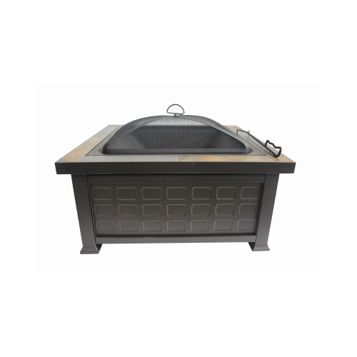 Fire Pit, Wood-Burning, Slate Top, 30-In.
