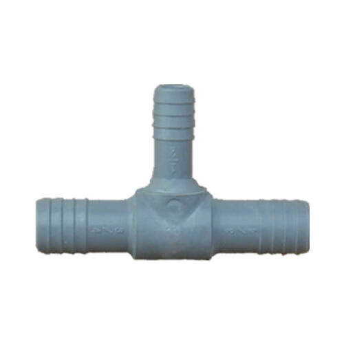 Pipe Fitting Insert Tee, Plastic, 2-In.