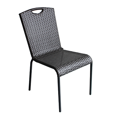 WOODARD, LLC RXTV-1815-C Sonoma Chat Chair, Steel/Woven