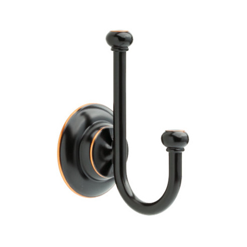 Delta 78435-OB2 Porter Collection Double Robe Hook, Oil-Rubbed Bronze