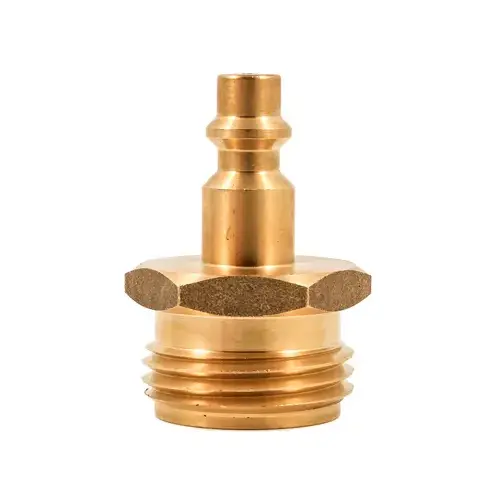 Quick Connect RV Blow Out Plug, Brass