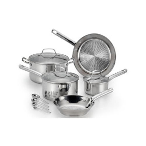 Performa Cookware Set, Stainless Steel, 12-Pc.