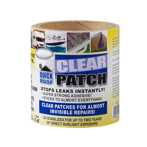 Cofair Products QRCP46 Quick Roof Clear Patch, 4-In. x 6-Ft.