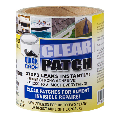 Cofair Products QRCP46 Quick Roof Clear Patch, 4-In. x 6-Ft. Other