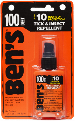 TENDER CORPORATION 0006-7070 Insect Repellent, 100% Deet, 1.25-oz. Pump Spray