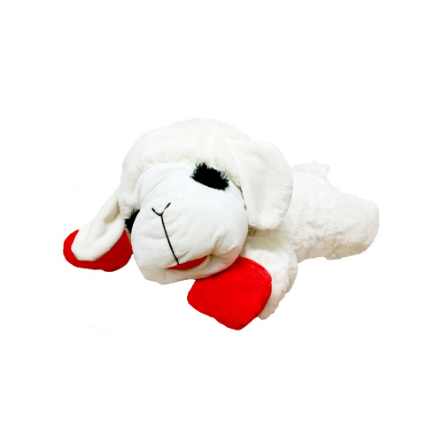 Dog Toy, Plush Lamb Chop, 24-In.