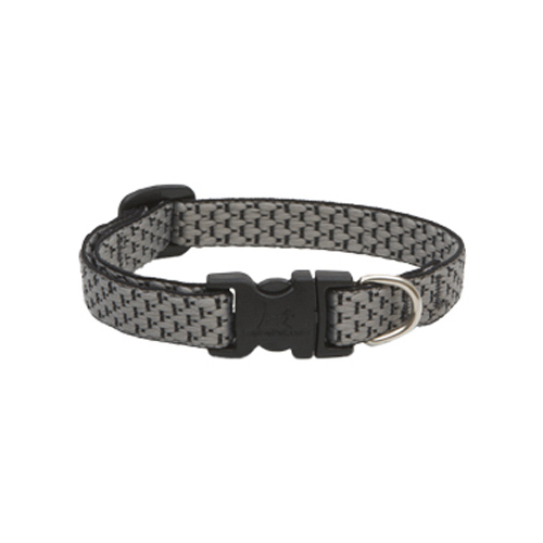 LUPINE INC 36534 Eco Dog Collar, Adjustable, Granite, 1/2 x 8 to 12-In.