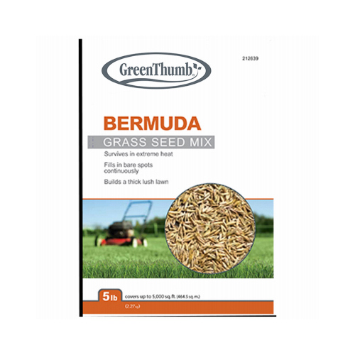 Barenbrug GTBERM5 Grass Seed, Unhulled Bermuda, 5-Lbs., Covers 1,125 Sq. Ft.