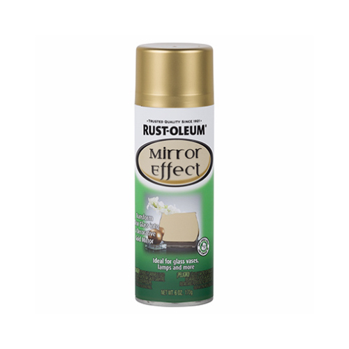 Mirror Effect Finish Spray, Gold, 6-oz.