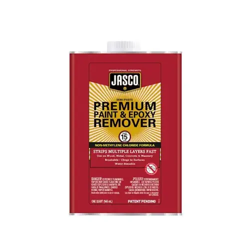 Jasco QJPR501SC Paint/Epoxy Remover, Liquid, Aromatic, Opaque, 1 qt