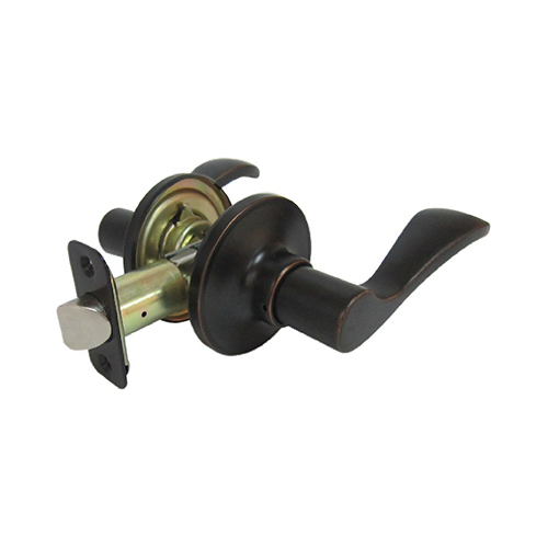 Taiwan Fu Hsing Industrial Co., Ltd. LYEX703BZ Naples Reversible Lever Passage Lockset, Aged Bronze