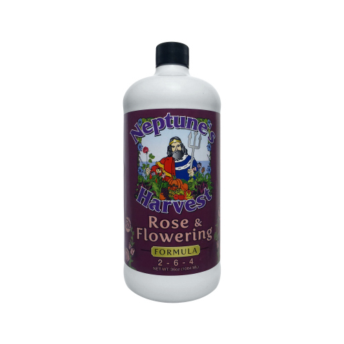 Organic Rose & Flowering Fertilizer, 1-Qt.