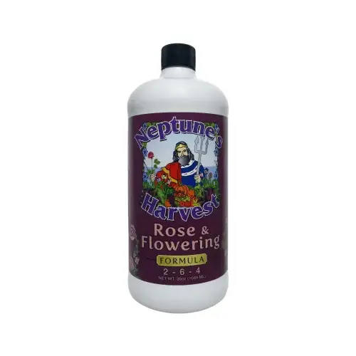 Neptune's Harvest RF136 Organic Rose & Flowering Fertilizer, 1-Qt.