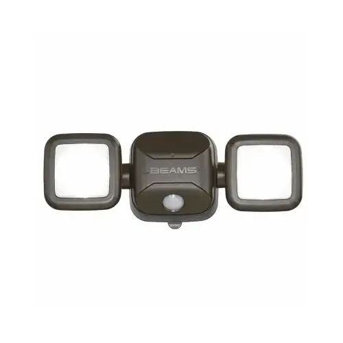 MR BEAMS/WIRELESS ENVIRONMENT LLC MB3000-BRN-01-04 Twin Head LED Spot Light, Adjustable, 500 Lumens