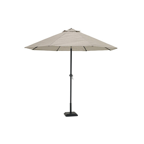 Everett Patio Sling Umbrella, Gray, Steel, 9-Ft.