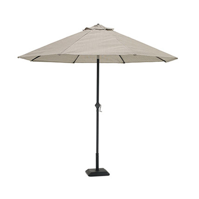 COURTYARD CREATIONS UTS55BF-EV Everett Patio Sling Umbrella, Gray, Steel, 9-Ft.