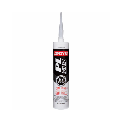 PL Heavy Duty Sealant, White, 9.5-oz.